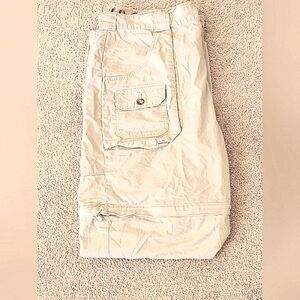 Cabela's outdoor  Convertible Zip off Cargo Pants or shorts for Men W36 …